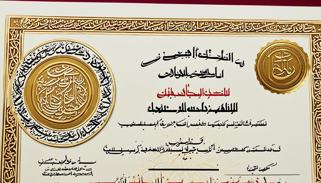 Degree Certificate Translation in Arabic